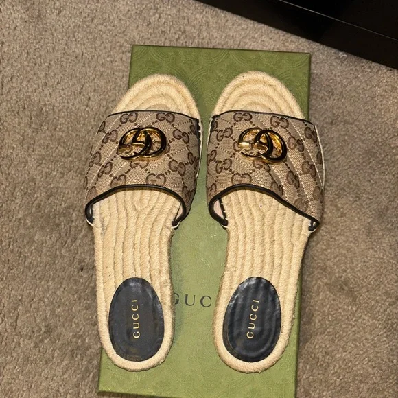 Gucci Tan Sandals Slide-Style Comfort Gucci Women main image 3